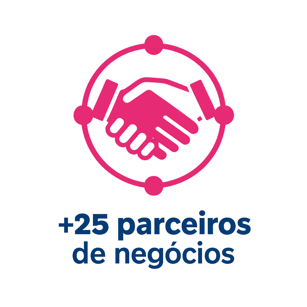 + 25 parceiros estratégicos